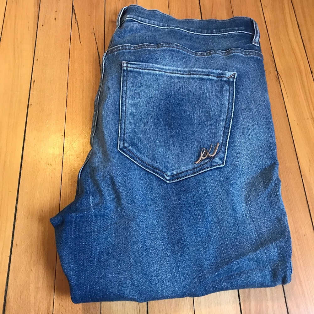 Express light ripped skinny jeans